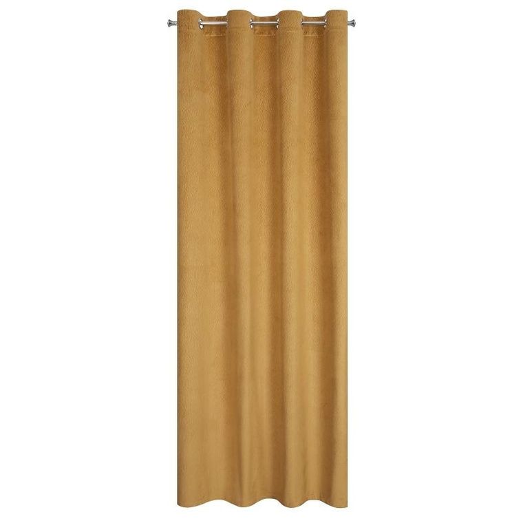 Eurofirany, zasłona zaciemniająca gotowa, Lili, 140-250 cm, żółty