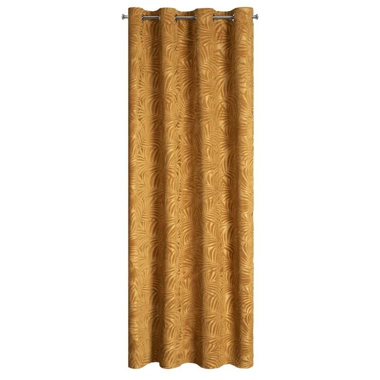 Eurofirany, zasłona zaciemniająca gotowa, Livia, 140-250 cm, złocisty