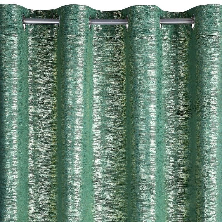 Eurofirany, zasłona zaciemniająca gotowa, Mabel, 140-250 cm, ciemnozielony