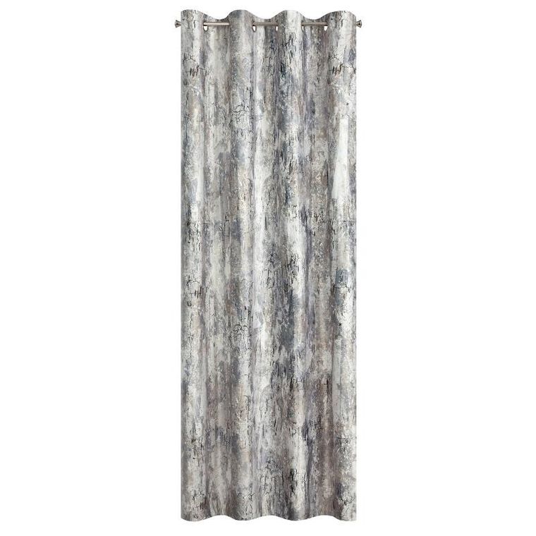 Eurofirany, zasłona zaciemniająca gotowa, Malia, 140-250 cm, stalowy