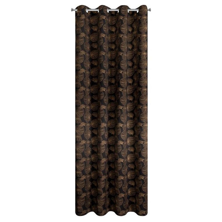 Eurofirany, zasłona zaciemniająca gotowa, Marigold, 140-250 cm, czarny