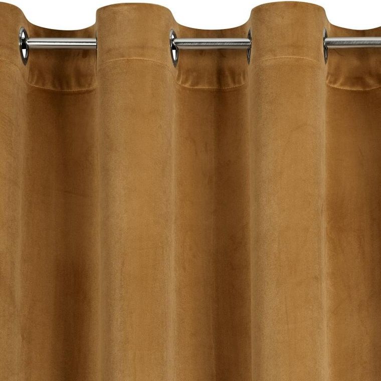 Eurofirany, zasłona zaciemniająca gotowa, Melanie, 140-250 cm, miodowy