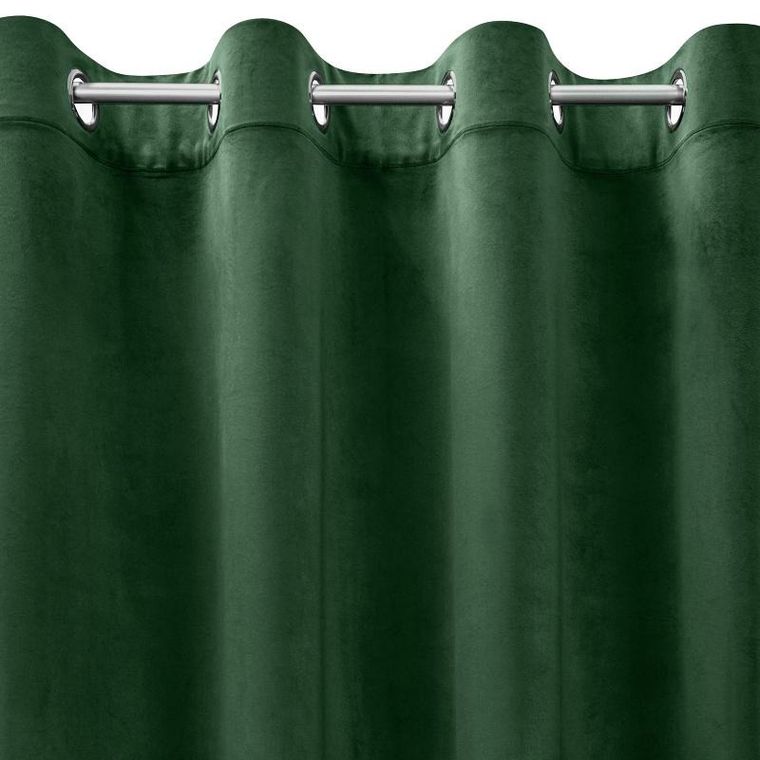 Eurofirany, zasłona zaciemniająca gotowa, Melanie, 140-250 cm, zielony