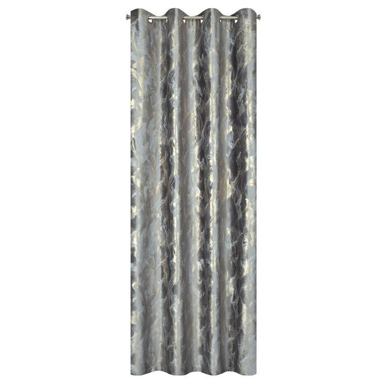 Eurofirany, zasłona zaciemniająca gotowa, Melody, 140-270 cm, stalowy