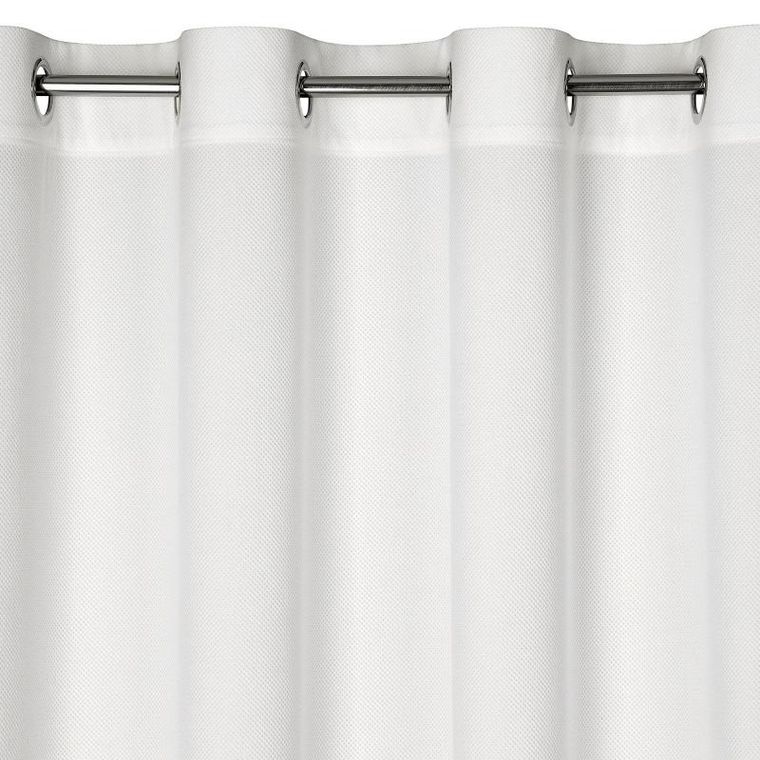 Eurofirany, zasłona zaciemniająca gotowa, Milo, 140-250 cm, biały