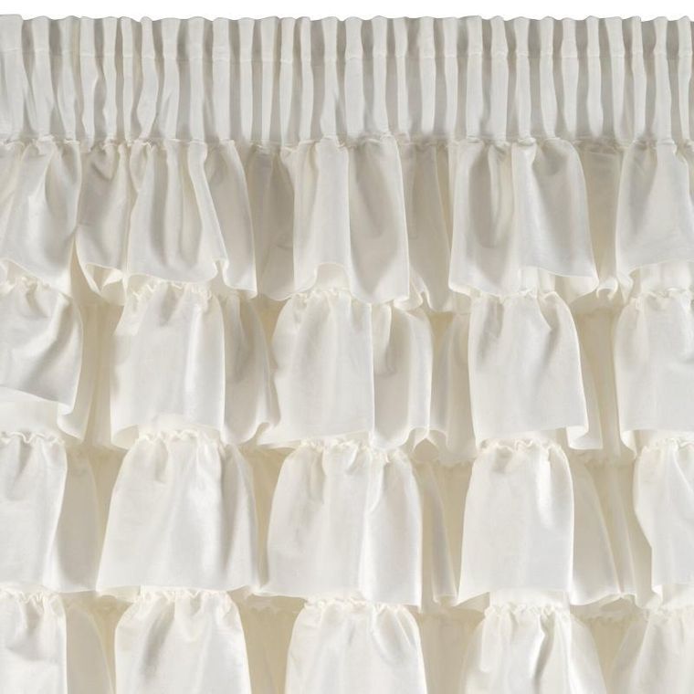 Eurofirany, zasłona zaciemniająca gotowa, na taśmie, Aura, 140-250 cm, biały