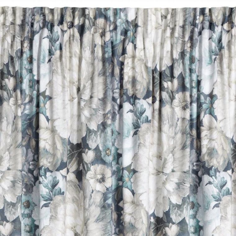 Eurofirany, zasłona zaciemniająca gotowa, na taśmie, Lucia, 140-270 cm, kremowy