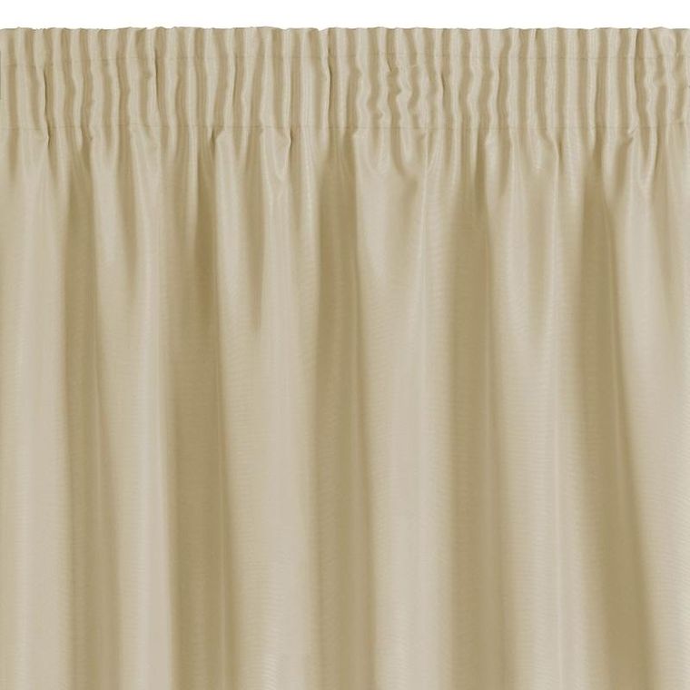 Eurofirany, zasłona zaciemniająca gotowa, na taśmie, Rita, 140-270 cm, beżowy