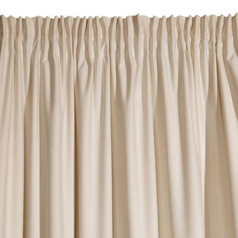 Eurofirany, zasłona zaciemniająca gotowa, na taśmie, Villa, 140-270 cm, beżowy