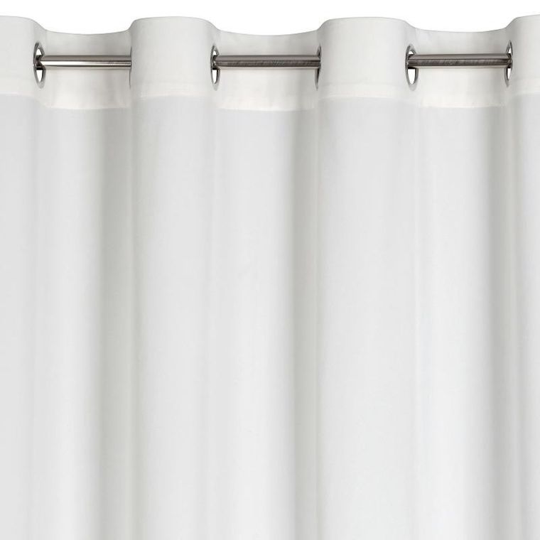 Eurofirany, zasłona zaciemniająca gotowa, Pierre, 140-250 cm, biały