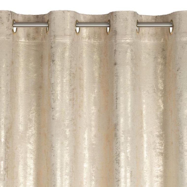 Eurofirany, zasłona zaciemniająca gotowa, Renia, 140-250 cm, jasnobeżowy