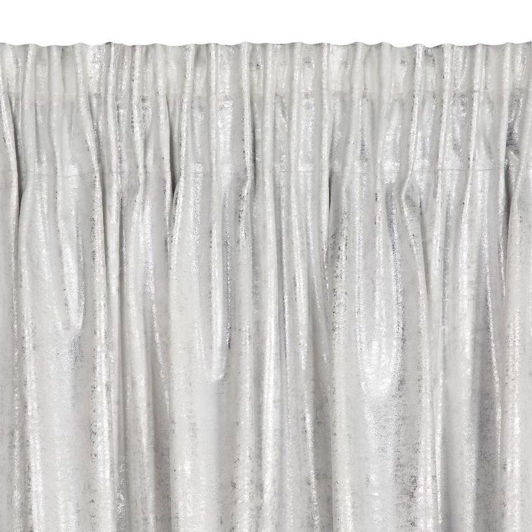 Eurofirany, zasłona zaciemniająca gotowa, Renia, na taśmie, 140-270 cm, biały