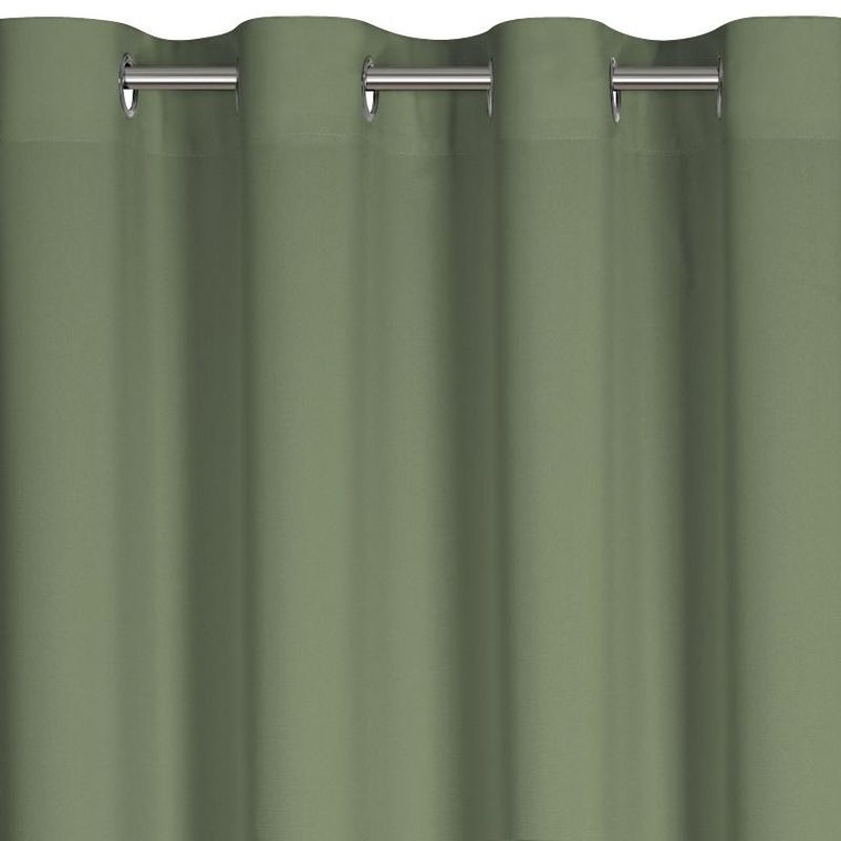 Eurofirany, zasłona zaciemniająca gotowa, Rita, 140-250 cm, oliwkowy
