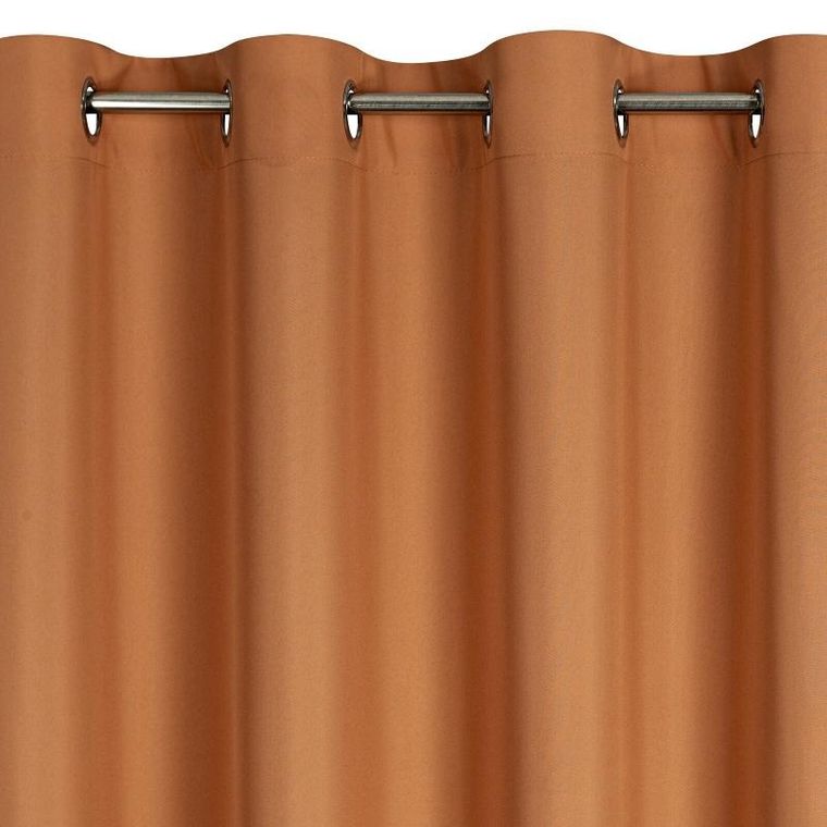 Eurofirany, zasłona zaciemniająca gotowa, Rita, 140-250 cm, rudy