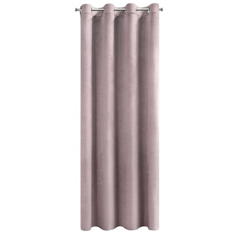 Eurofirany, zasłona zaciemniająca gotowa, Rosa, 140-250 cm, pudrowy