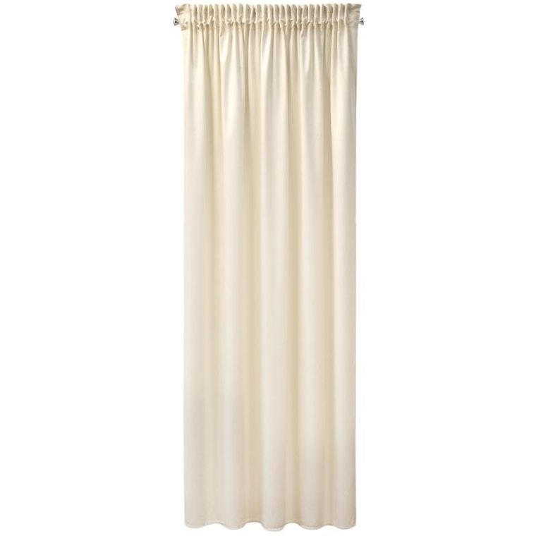 Eurofirany, zasłona zaciemniająca gotowa, Sibel, na taśmie, 140-270 cm, kremowy