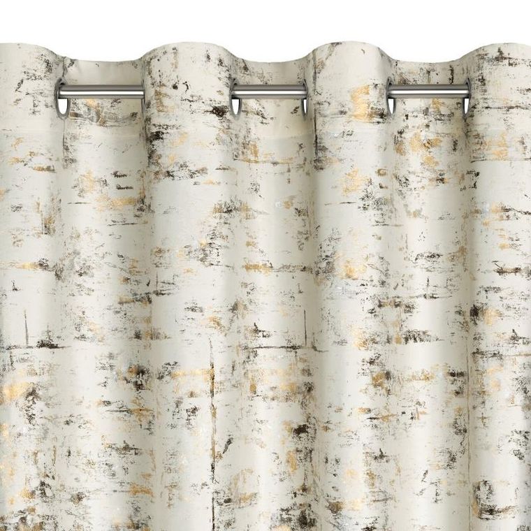 Eurofirany, zasłona zaciemniająca gotowa, Tami, 140-250 cm, kremowy