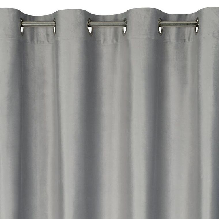 Eurofirany, zasłona zaciemniająca gotowa, Tori, 140-250 cm, srebrny