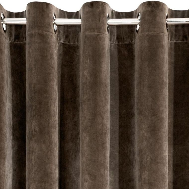 Eurofirany, zasłona zaciemniająca gotowa, Villa, 140-250 cm, brązowy