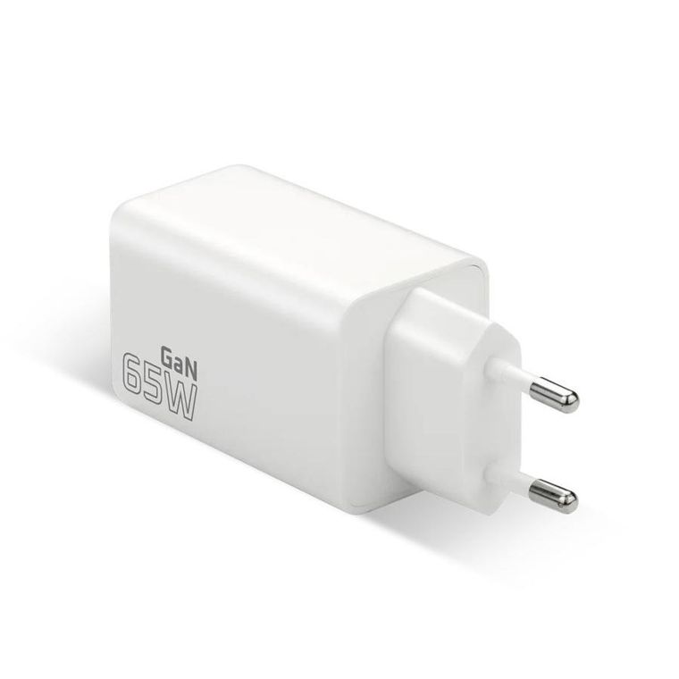 Everactive, ładowarka sieciowa, GAN 1xUSB, 2xUSB-C, QC, 65W, biała, SC-655Q