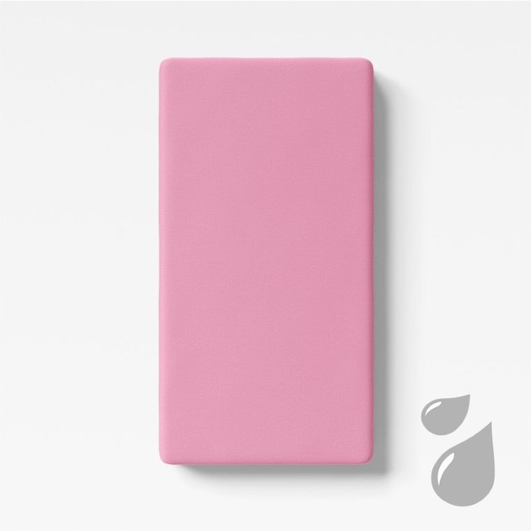 Ewa Klucze Eevi, prześcieradło nieprzemakalne, różowe, 120-60 cm