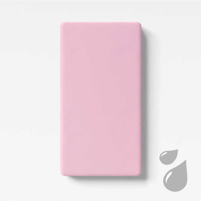 Ewa Klucze Eevi, prześcieradło nieprzemakalne, różowe, 120-60 cm