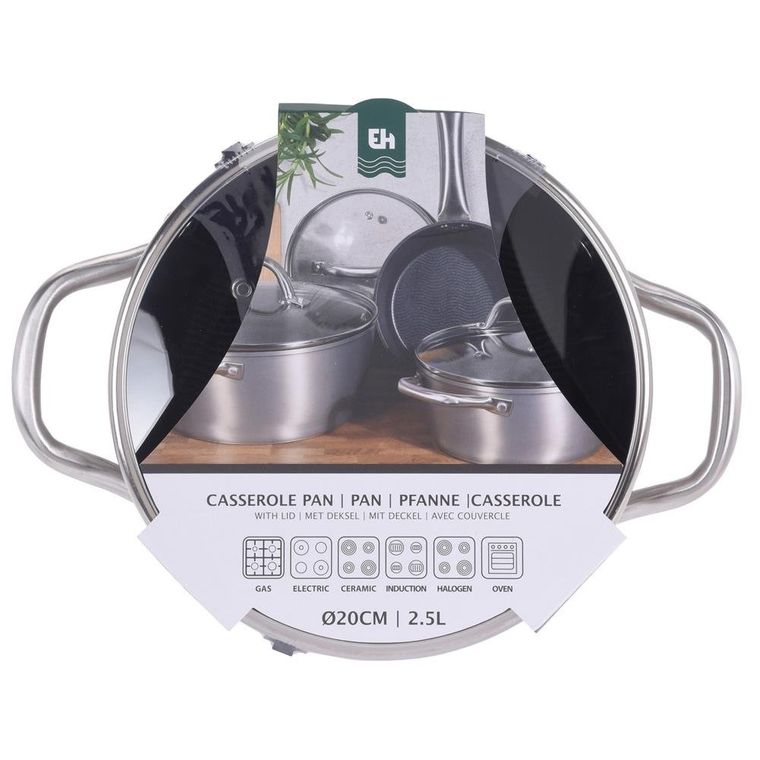 Excellent Houseware, garnek Wave, 20 cm, 2,5l