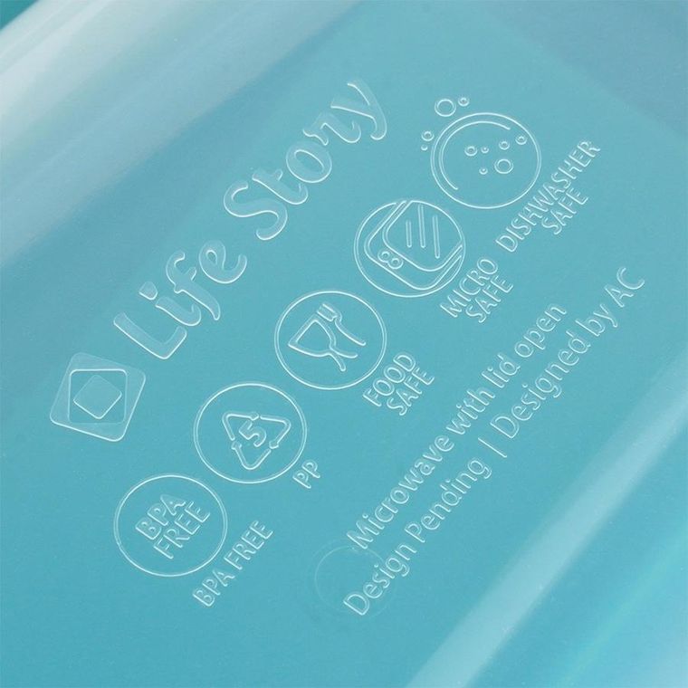 Excellent Houseware, lunchbox dzielony ze sztućcami, 1.3 l