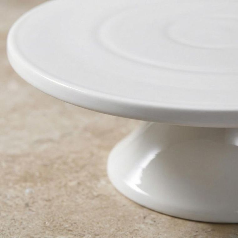 Excellent Houseware, Mert, porcelanowa patera, biała, 28-9 cm