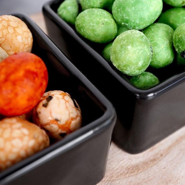 Excellent Houseware, miski na przekąski, kwadratowe, 2 szt.