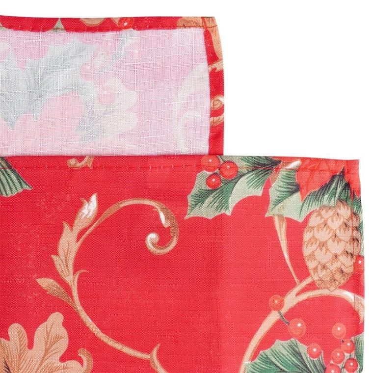 Excellent Houseware, obrus świąteczny plamoodporny, 180-130 cm