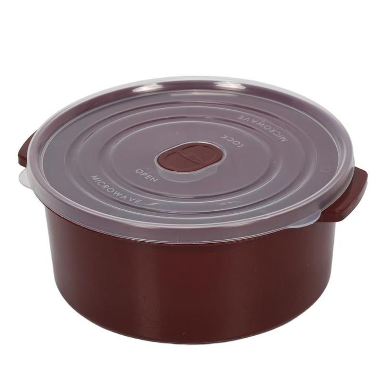 Excellent Houseware, pojemniki na żywność do mikrofalówki, okrągłe, 3 szt.