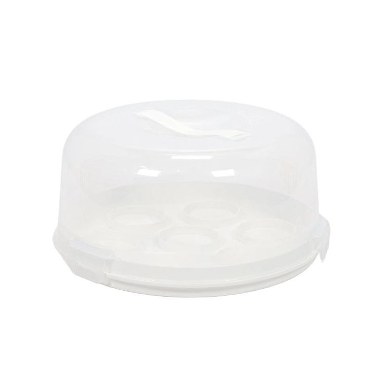 Excellent Houseware, przenośne pudełko na tort lub muffinki, średnica 25-14 cm