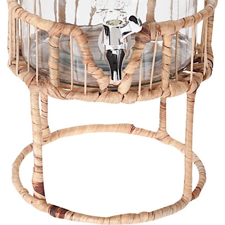 Excellent Houseware, słój z kranikiem ze stojakiem, 5,5l