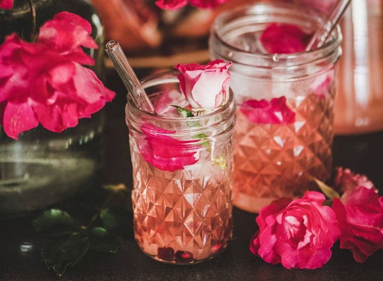 Excellent Houseware, słomki wielorazowe ze szkła, 5 szt.