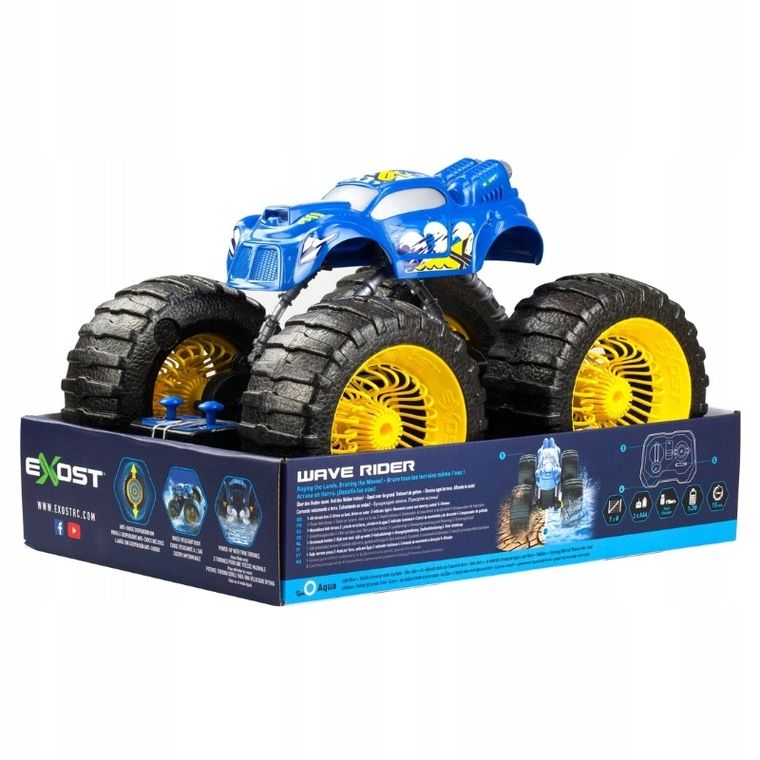 Exost, Wave Rider, monster truck, pojazd zdalnie sterowany, 1 szt.