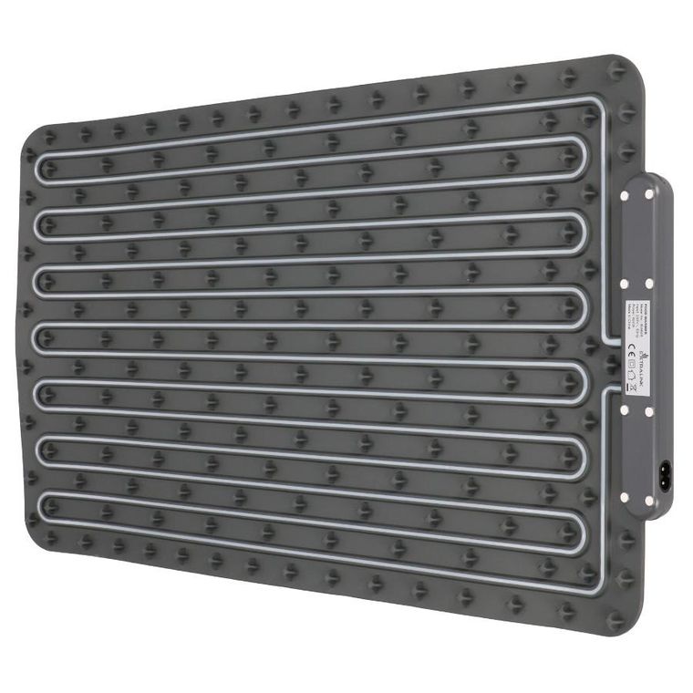 Extralink, elektryczna mata grzewcza, szara, 63-38 cm, 400W