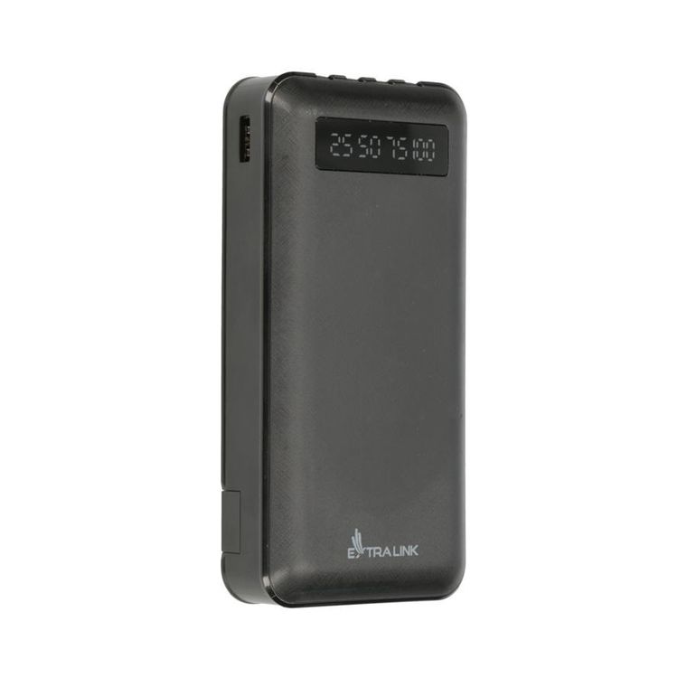 Extralink, EPB-084 20000mAh, powerbank, USB-C, czarny
