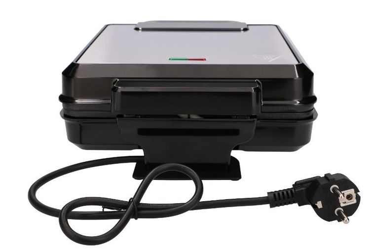 Extralink Home, gofrownica, 2200W, czarna, 4-komorowa