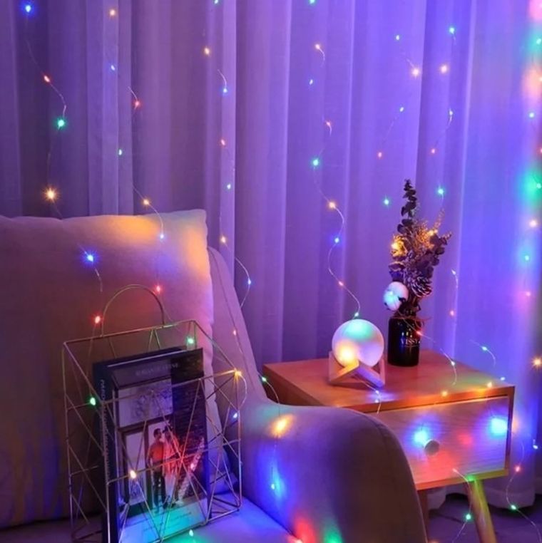 Extralink, kurtyna świetlna LED, 3-3m, 300x LED, biały zimny