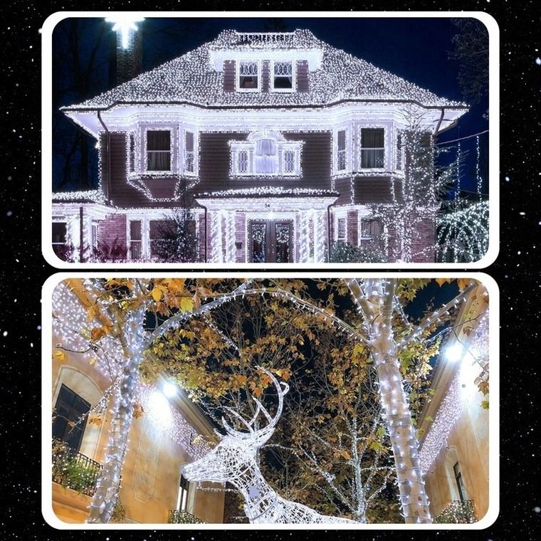 Extralink, lampki choinkowe, świąteczne, 10m, 100 LED, białe, zimne, zewnętrzne, wewnętrzne, na baterie