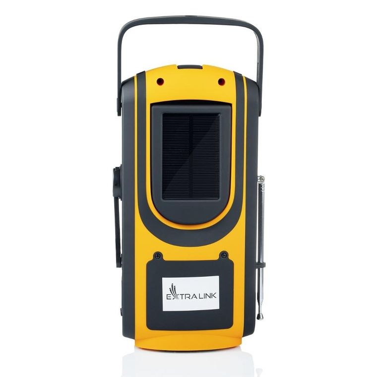 Extralink, Power Ranger, powerbank, 6000mAh, radio FM, lampka LED, dynamo, panel solarny, EPS-6000
