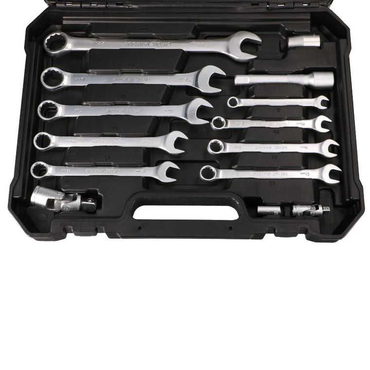 Extralink, Powerlink, zestaw narzędzi, klucze nasadowe, walizka, 82 elementy