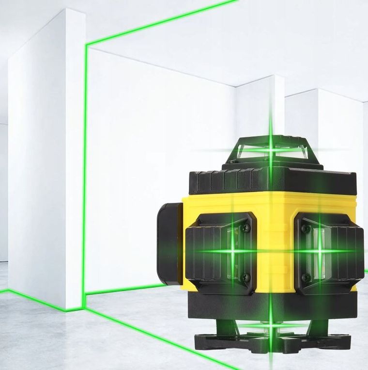 Extralink, poziomica laserowa, krzyżowa, płaszczyznowa, laser 4D