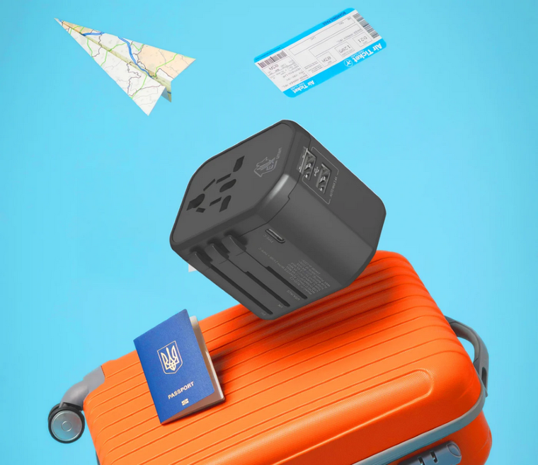 Extralink, Smart Life, adapter dla podróżnych EU/UK/USA/AU/CH, USB-C, USB-A