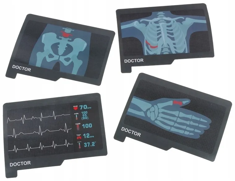 Extralink Toys, zestaw małego lekarza, interaktywny wózek medyczny, 26 elementów