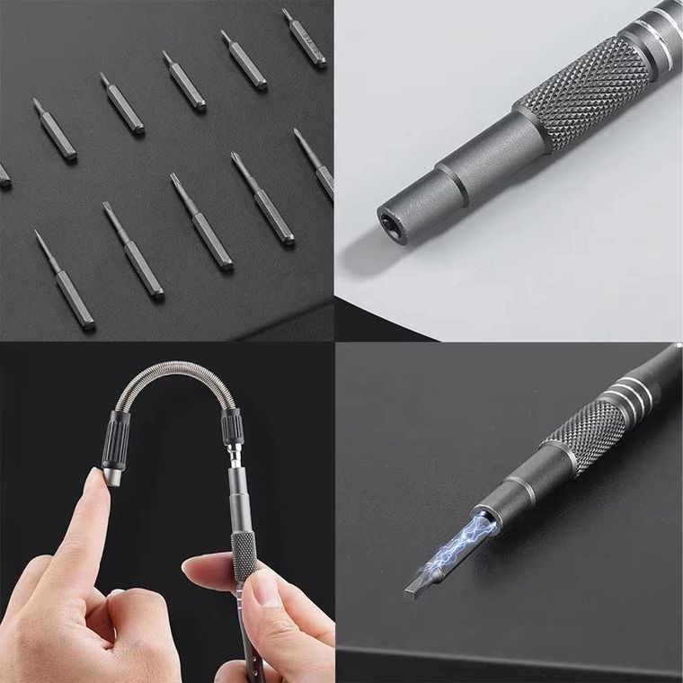 Extralink, zestaw kluczy magnetycznych, wkrętaków śrubokrętów precyzyjnych, 128w1