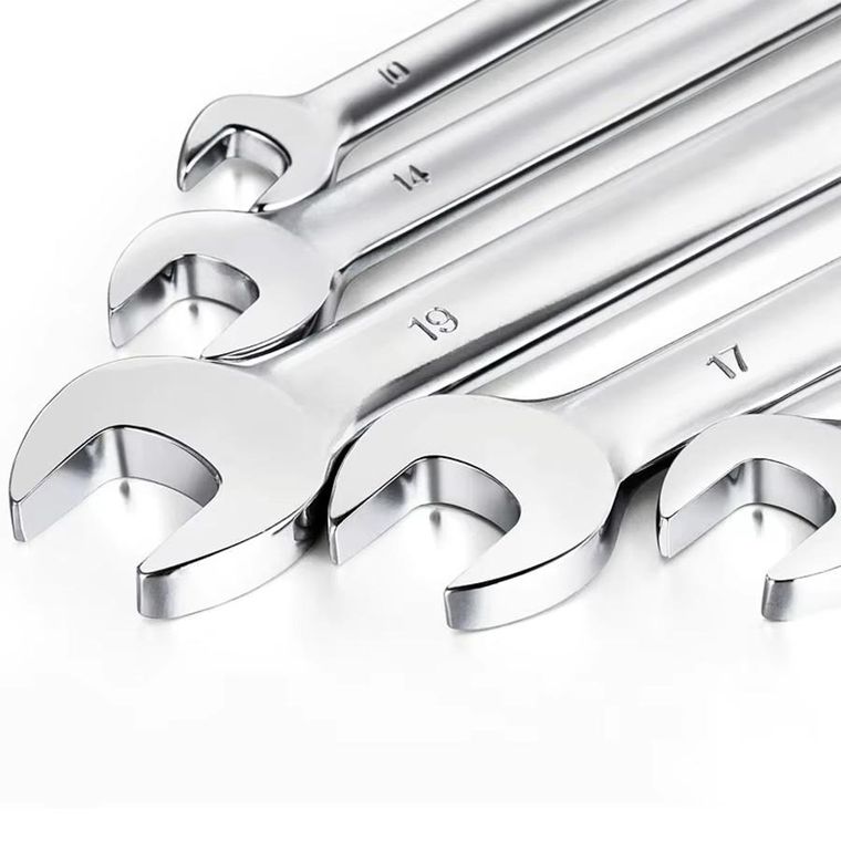 Extralink, zestaw kluczy płasko-oczkowych, 8 elementów