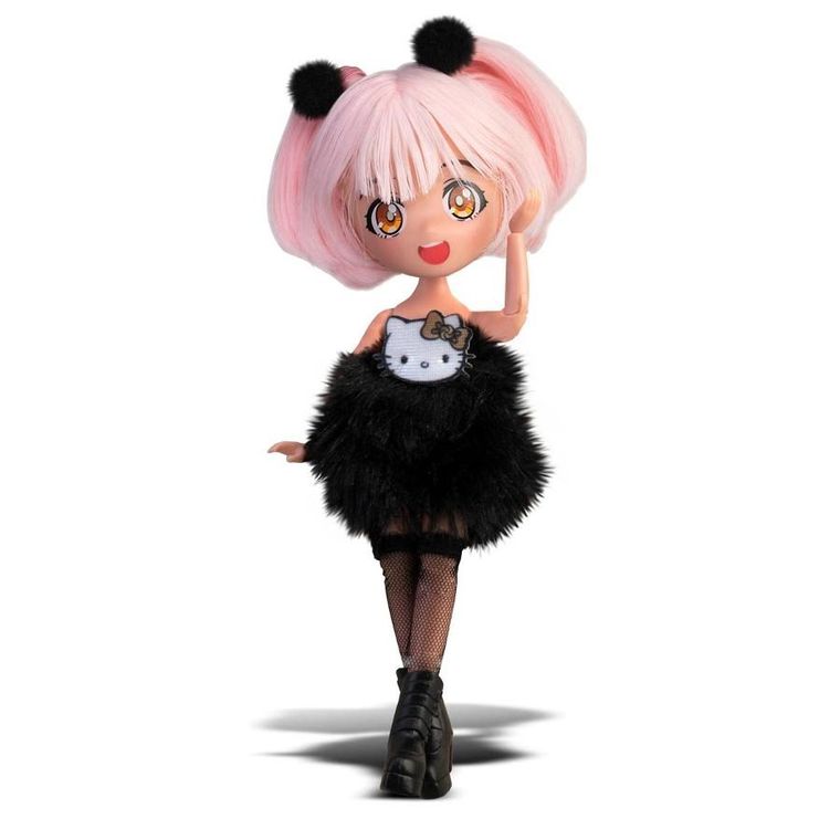 Famosa, Hello Kitty, lalka modowa, różowa, 19,5 cm