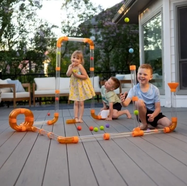 Fat Brain Toy Co, Air Toobz, dmuchawa do piłek, kulodrom